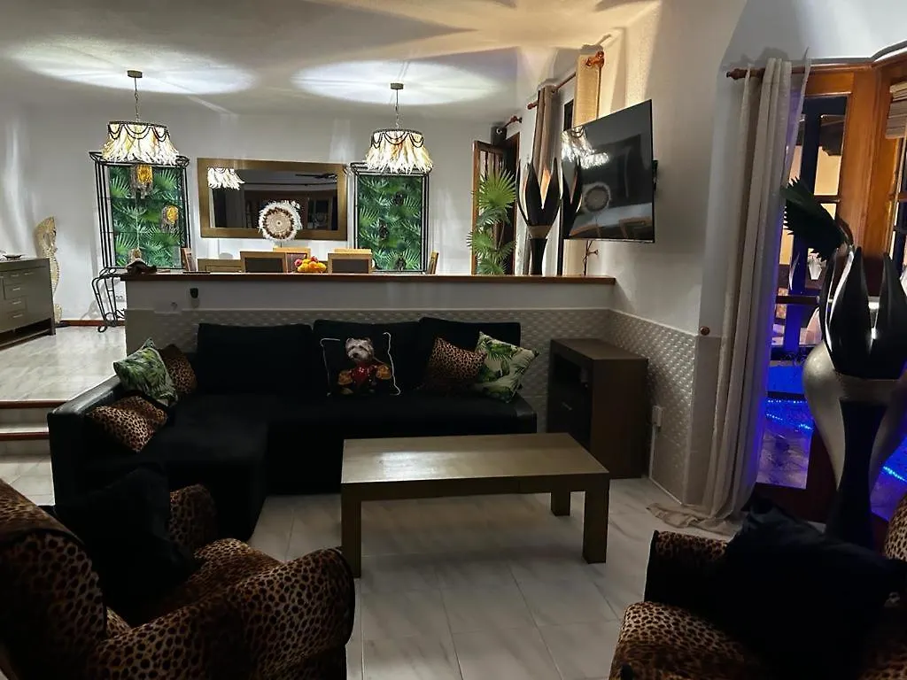 Villa Natali ,Luxury 3-Levels Large Villa On Tenerife, Ocean View, Private Poo L& Barbecue Area Costa Adeje