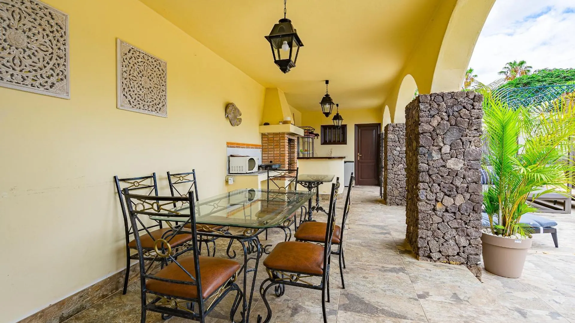 Villa Natali ,Luxury 3-Levels Large Villa On Tenerife, Ocean View, Private Poo L& Barbecue Area Costa Adeje  Spain