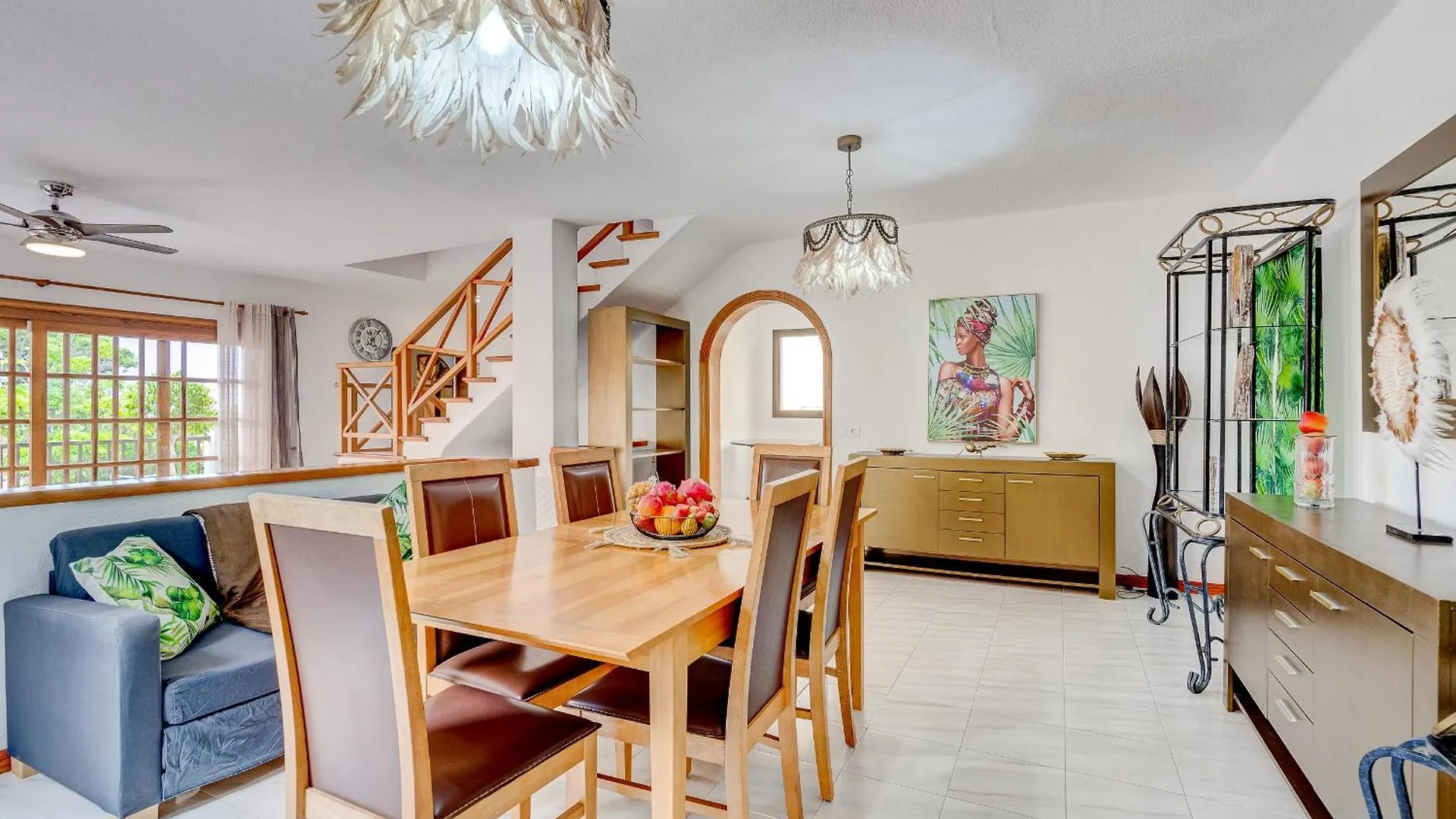 Villa Natali ,Luxury 3-Levels Large Villa On Tenerife, Ocean View, Private Poo L& Barbecue Area Costa Adeje